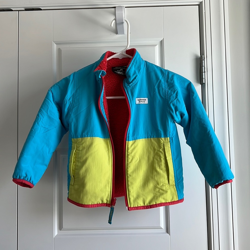 Kids Burton Reversible Jacket Size 4T